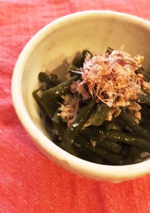 ☆十六ささげと豚肉の炒め煮-レシピのメイン写真