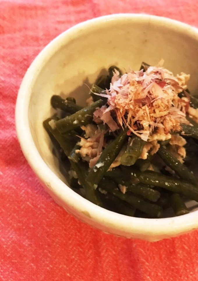 ☆十六ささげと豚肉の炒め煮-レシピのメイン写真