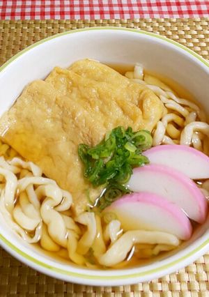 ★簡単!お家で手打ちの*きつねうどん*♪-レシピのメイン写真
