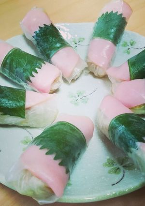 ハムで簡単生春巻-レシピのメイン写真