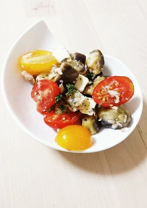 なすとトマトのさっぱりツナサラダ-レシピのメイン写真