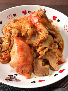 豚肉キムチとカニカマ入り!(^^)!-レシピのメイン写真