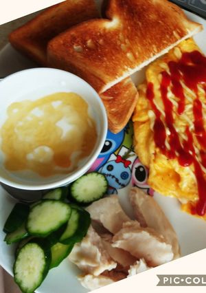 カフェ！？簡単朝食プレート-レシピのメイン写真