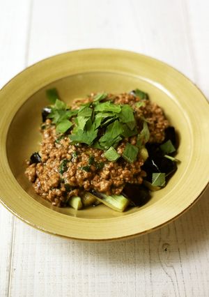 揚げ茄子の大葉肉みそあんかけ-レシピのメイン写真