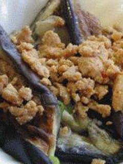 ひたひた焼きなすのそぼろがけ-レシピのメイン写真