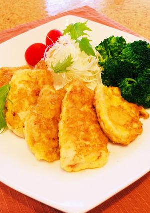 【ロカボ】やわらかチーズチキンピカタ-レシピのメイン写真