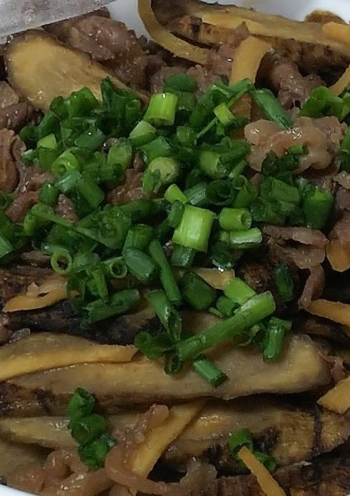 牛肉とごぼうのしぐれ煮-レシピのメイン写真