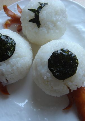 大人のキャラ弁☆目玉のおやじにぎりめし-レシピのメイン写真