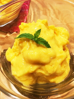 かぼちゃと豆腐のヘルシーアイスクリーム風-レシピのメイン写真