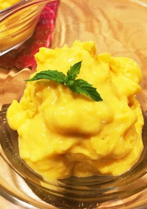 かぼちゃと豆腐のヘルシーアイスクリーム風-レシピのメイン写真