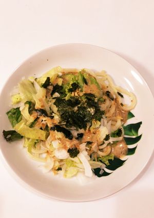 誰でも簡単伝説のサラダうどん-レシピのメイン写真