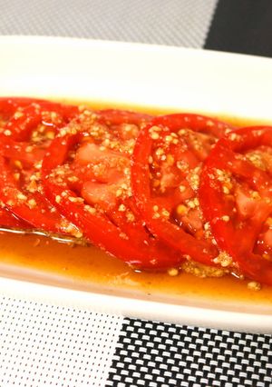 夕食おかず♪さっぱり美味しいトマトサラダ-レシピのメイン写真