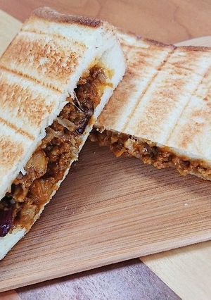 新しい朝が来た！朝カレー★ホットサンド-レシピのメイン写真