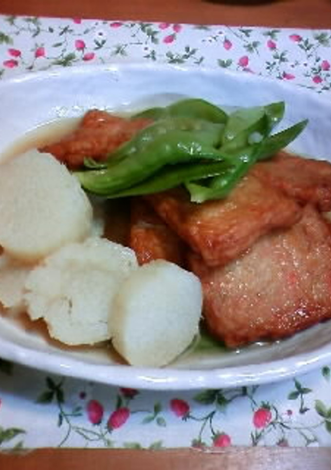 長いもとさつまあげの煮物-レシピのメイン写真