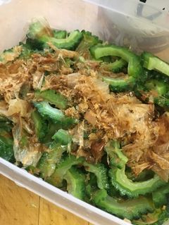 【再利用しやすい】ゴーヤの白だしおひたし-レシピのメイン写真