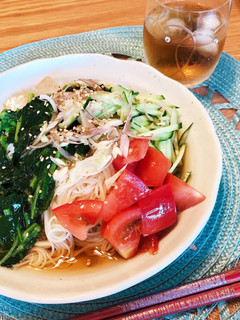 暑さ吹っ飛ぶ♡ぶっかけそうめん-レシピのメイン写真
