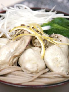 牡蠣そば-レシピのメイン写真