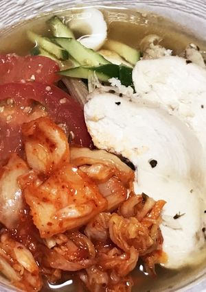 簡単冷麺☆コシのある超お勧めの麺はコレ!-レシピのメイン写真