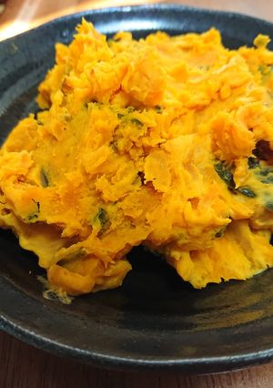 レンジで簡単！お義母さんのかぼちゃサラダ-レシピのメイン写真
