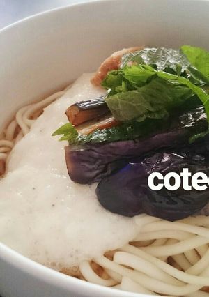 揚げなすとトロロ★冷やしうどん-レシピのメイン写真