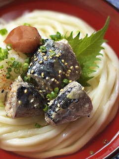 サバ水煮缶の梅おろしうどん-レシピのメイン写真