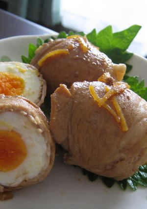 冷めても美味しい♡肉巻き卵-レシピのメイン写真