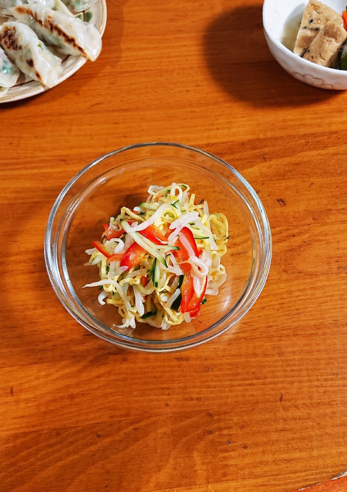 ラー油を使ったもやしの中華風サラダ-レシピのメイン写真
