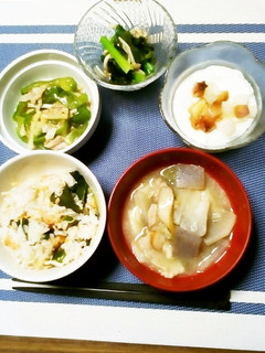 ヨウサマの減塩夕食 ①(週末)-レシピのメイン写真