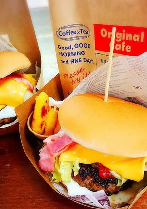 簡単ハンバーグで手作りハンバーガー-レシピのメイン写真