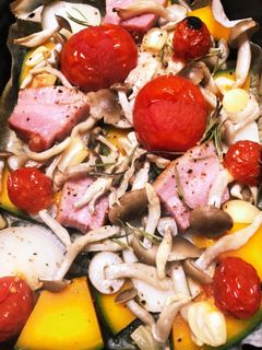 簡単!ラ・クックで作るベーコン野菜グリル-レシピのメイン写真