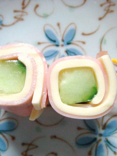 ✣お弁当に♪ハムチーのきゅうり巻き~✣-レシピのメイン写真