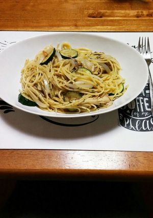 ズッキーニを使ったペペロンチーノ-レシピのメイン写真
