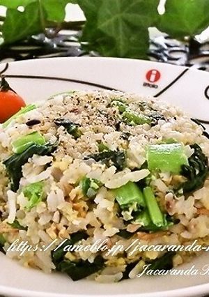 レンジで！小松菜のエスニックチャーハン-レシピのメイン写真