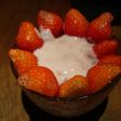 超簡単!!イチゴバナナヨーグルトかけ