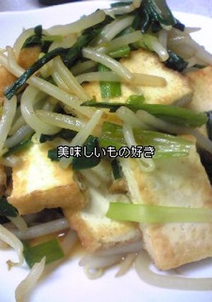 厚揚げでちゃんぷる~-レシピのメイン写真