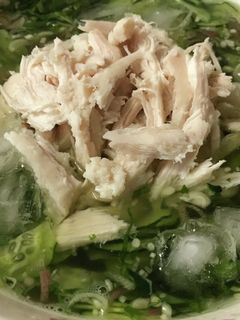 香味野菜とサラダチキンの簡単冷や汁-レシピのメイン写真