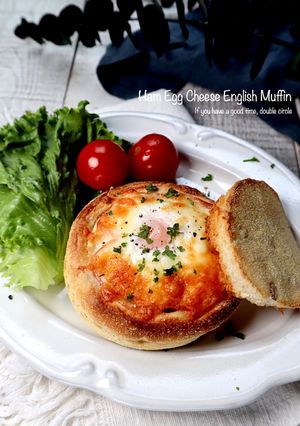 ハムエッグチーズイングリッシュマフィン-レシピのメイン写真