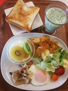朝ごはん! 冷凍小松菜 冷凍バナナ 豆乳-レシピのメイン写真