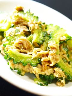 簡単副菜★苦くない!ゴーヤのツナマヨ炒め-レシピのメイン写真
