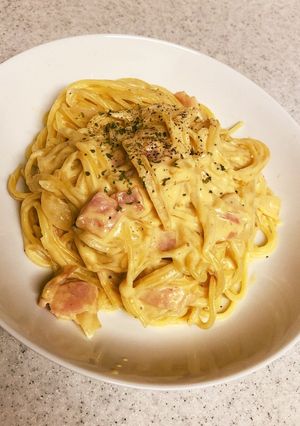【生クリーム不要】簡単カルボナーラ-レシピのメイン写真