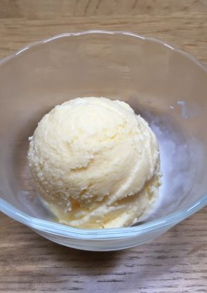 お家で簡単、本格バニラアイスクリーム-レシピのメイン写真