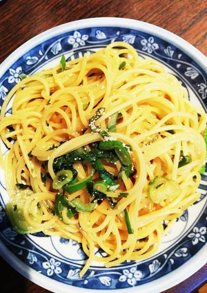 刻み大葉と長ネギの和風明太子パスタ-レシピのメイン写真