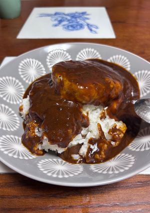 超手抜きチーズハンバーグカレー-レシピのメイン写真
