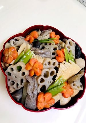 お食い初めに☆優しい味の白だし煮物-レシピのメイン写真