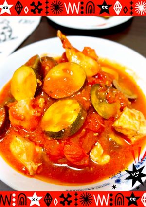 チキンのラタトゥイユ風-レシピのメイン写真