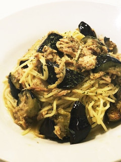 猛暑に!茄子のおひたしとツナの冷製パスタ-レシピのメイン写真