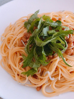しらすと納豆の簡単パスタ♪-レシピのメイン写真