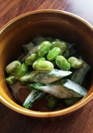 お弁当にも❤オクラと枝豆のマヨポン和え-レシピのメイン写真