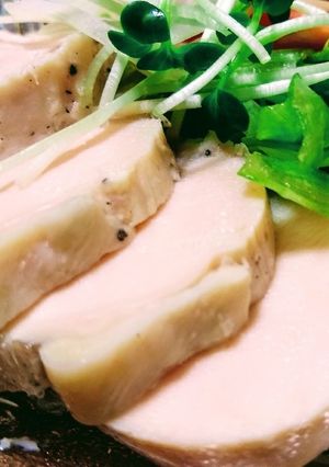 作業時間10分なのに美味しい鶏ハム-レシピのメイン写真