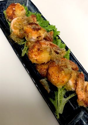 揚げずにガーリックシュリンプ-レシピのメイン写真